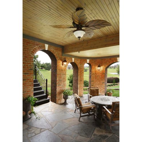 AirPro Outdoor 52 inch Antique Bronze with Washed Walnut Blades Indoor/Outdoor Ceiling Fan